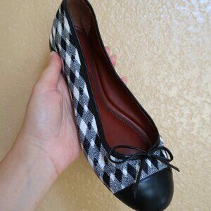 Missoni Cap Toe Ballet Flats - Black & White Pattern | Size 37 EU (6.5-7 US)
